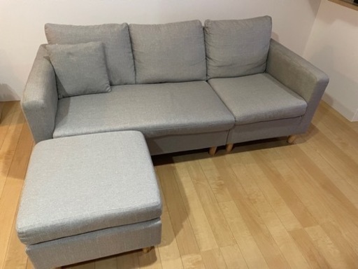 三人掛けカウチソファ