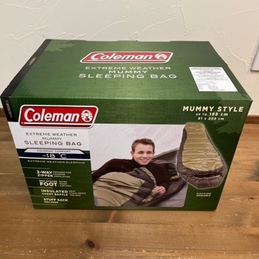 Colemanコールマン　ノースリム寝袋　新品未使用