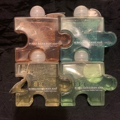 新品　ジグソーパズル　組み立て　バブルバス　４個セット