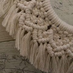 （お取引中）マクラメ　ドリームキャッチャーの画像