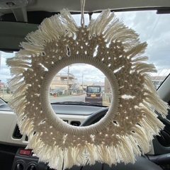 （お取引中）マクラメ　ドリームキャッチャーの画像