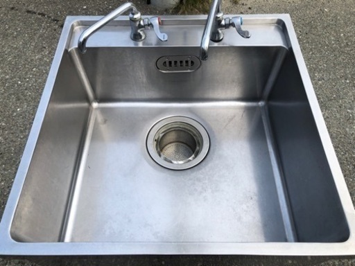 ⭐︎中古品　1槽シンク　595×600×790mm  厨房用品⭐︎
