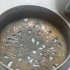 蘇山　袴腰香炉 香炉 青磁　純銀蓋　共箱あり　古美術　骨董品の画像