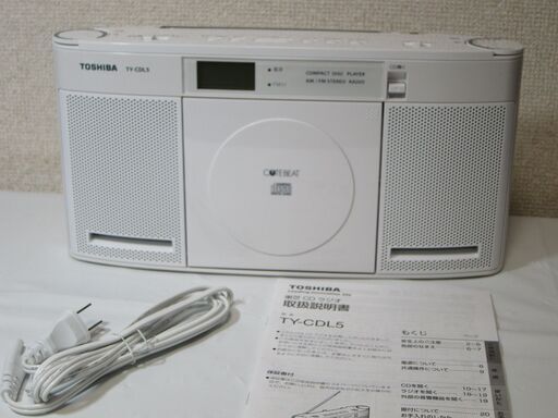 未使用☆CDラジオ TY-CDL5 2010年製 TOSHIBA 東芝