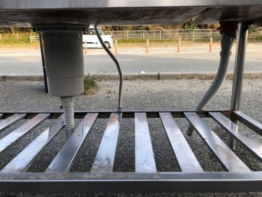 ⭐︎中古品　ゴミ入れ付き1槽シンク　1200×600×800mm  厨房用品⭐︎