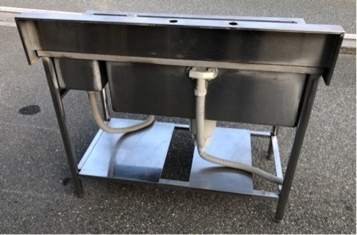 ⭐︎中古品　ゴミ入れ付き1槽シンク　1100×600×865mm   厨房用品⭐︎