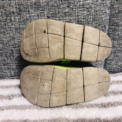 【終了】★差し上げます★人気ブランドＮＩＫＥ/ダイナモ/キッズスニーカー/15ｃｍ/型番343938-009/グリーン系の画像