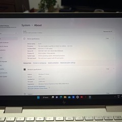 パソコン　HP ENVY 