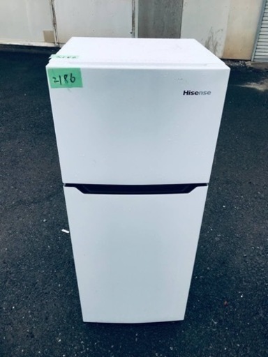 ✨2017年製✨2186番 Hisense✨冷凍冷蔵庫✨HR-B12A‼️