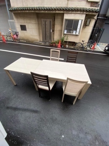 ?ダイニングテーブル㊗️5点セット?配達可能
