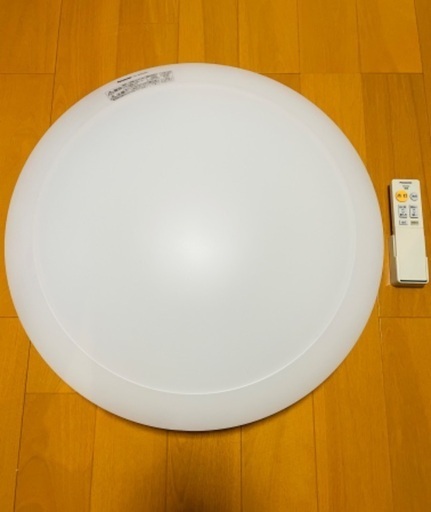 【美品】panasonic LEDシーリングライト　リモコン付き