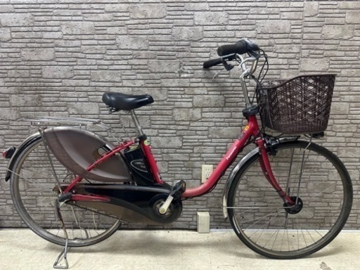 新春SALE 東京23区配達無料　新基準 Panasonic パナソニック ビビDX 8Ah 電動自転車☆中古☆パナ 50 ■26インチ