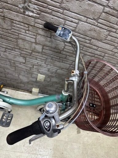 東京23区配達無料　新基準 Panasonic パナソニック ビビ　8.9Ah 電動自転車☆中古☆パナ 5 ■24インチ