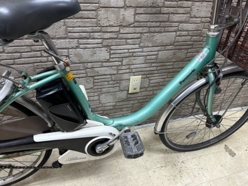 東京23区配達無料　新基準 Panasonic パナソニック ビビ　8.9Ah 電動自転車☆中古☆パナ 5 ■24インチ