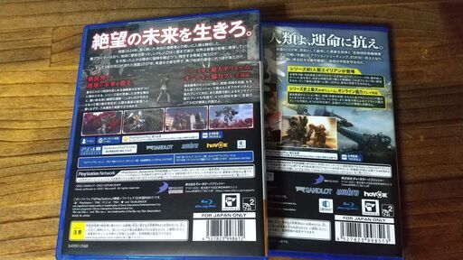 PS4 地球防衛軍５と６セット売りです