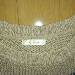 ニットプルオーバー　レディースМサイズ　Gleamの画像