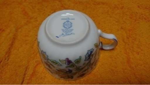 未使用美品　MINTON ハドンホール　ブルー　マグ　2客セット