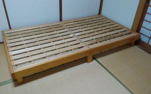 すのこシングルベッド