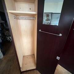 【処分】お値下げ　木製役員　ロッカー　の画像
