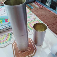 アルミ製筒 コーヒー豆保管等