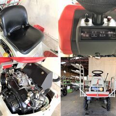 【三重県津市】 清掃・整備済み 三菱 田植機 MPR41H 4条 バッテリー新品 ペースト施肥 セルリコ ロータリー式【農機具でっく】【三重】【田植機】の画像