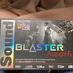 サウンドカード　sound blaster audigy fxの画像