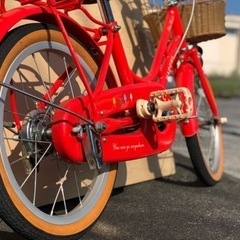 ブリヂストン BRIDGESTONE 幼児用自転車 HACCHI（ハッチ） 16型 赤]の画像
