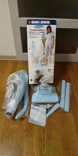 新品★未使用★掃除機ブラック\u0026デッカー★Z-FV2000★サイクロン方式★フロアバスター★強力モーター内蔵★吸引率抜群★