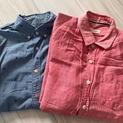 メンズ 七分袖シャツ Mサイズ 2つセット