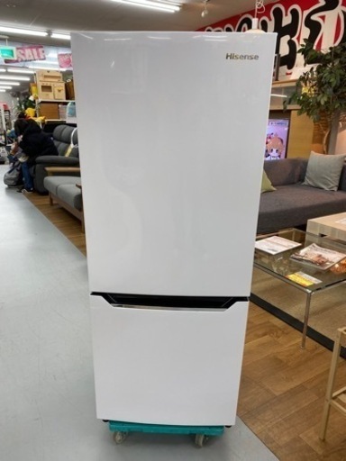 I739 ★ 2021年製の美品！ Hisense 冷蔵庫 (150L) 2ドア 2021年製 ⭐動作確認済 ⭐クリーニング済
