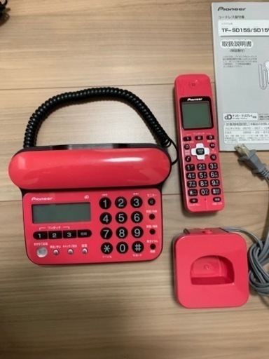 Pioneer固定電話、子機１台付