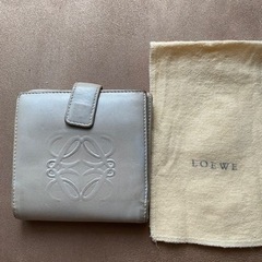 ロエベ LOEWE ベージュ ヌード 二つ折 財布 ミニマル ミ...