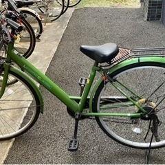 自転車　27インチ　6段変速　イオン