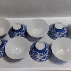 青竹風　飯碗10個の画像