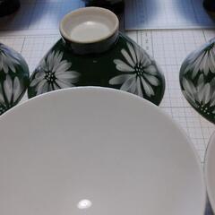 緑色茶碗40個の画像
