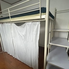 【決定しました！】500円ロフトベッド白
