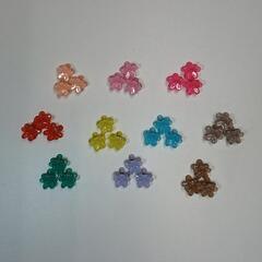 １個１０円  お花ミニヘアクリップ