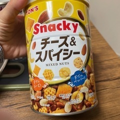 決まりました。トン　チーズ＆スパイシー 缶　300gお菓子★ピー...