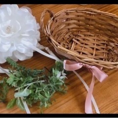 値下げ！リングピロー　バスケットの画像