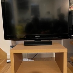 【引き取り者決定のため受付終了】32型液晶テレビとテレビ台セット...
