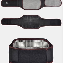 腰痛ベルト　燃焼ベルト　サイズL　黒　予防　ダイエット　締めるの画像