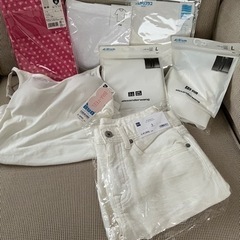 未着用GUパンツ、Tシャツ、UNIQLOエアリズムレギンスなど7点