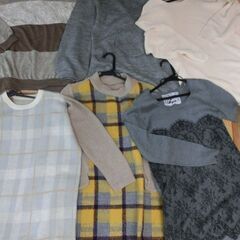 まとめて１３点　◆レディースセーター　M～L◆　厚め、薄め、チュニック丈　色々ありの画像