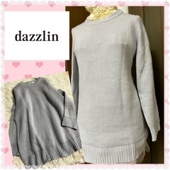 ダズリン★dazzlin★暖か分厚い★綺麗色★ざっくりニットワンピース