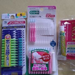 歯みがき　歯間ブラシ