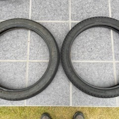 スーパーカブ　前後タイヤ　IRC 2.50-1.7