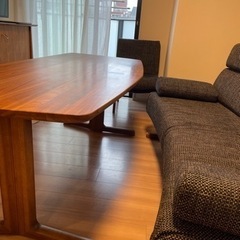 引き渡し先決定】カリモク ソファ・ダイニングテーブルセット