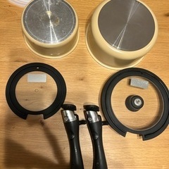 アイリスオーヤマ　ダイヤモンドコートパン　取手の取れる　大小鍋セットの画像