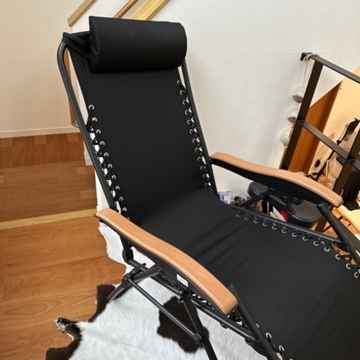 【アウトドア/キャンプ】折りたたみリラックスチェア