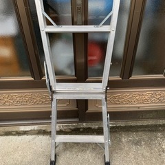 アルミはしご兼用脚立2段④の画像